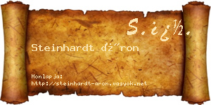 Steinhardt Áron névjegykártya